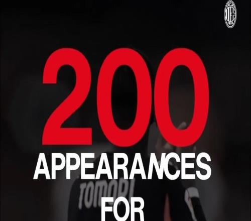 里程碑之戰，托莫里迎來米蘭生涯第200次出場