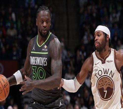 蘭德爾18+7戈貝爾15+17森林狼主場大勝復仇勇士