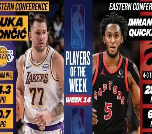 場均34.3分10.7籃板9.7助攻，東契奇當(dāng)選上周NBA西部最佳球員