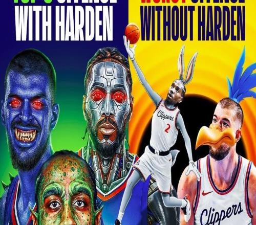 助快船成歷史首隊！哈登在場進攻+14.8缺席5勝10負被贊真舵手