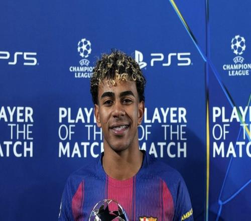 傳射建功，亞馬爾當(dāng)選巴薩vs哥本哈根全場最佳球員