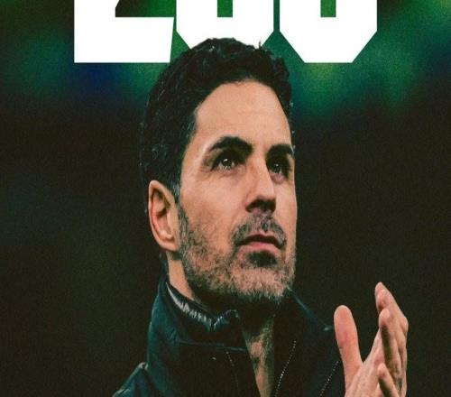 里程碑，阿爾特塔收獲執(zhí)教阿森納的第200場勝利