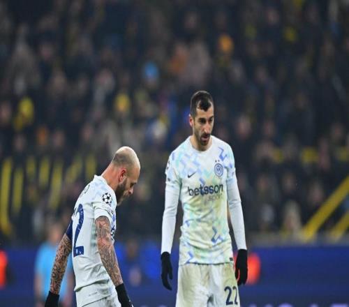 自三冠王賽季的斯內德以來，國米首次歐冠客場打進直接任意球