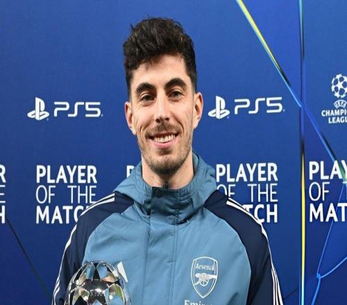 傳射建功，哈弗茨當(dāng)選歐冠全場(chǎng)最佳球員