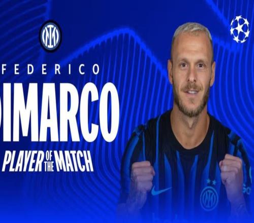 任意球破門助國米客勝多特，迪馬爾科當(dāng)選全場最佳球員