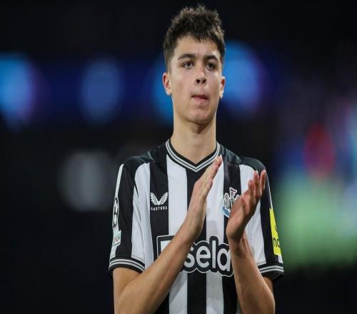 米利迎来第10场欧冠,成纽卡队史U20球员欧战出场数10+第三人