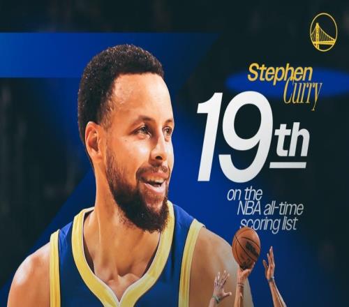 露牙大笑+客場跳舞！37歲庫里28分鐘27+4三分里程碑夜興奮無比