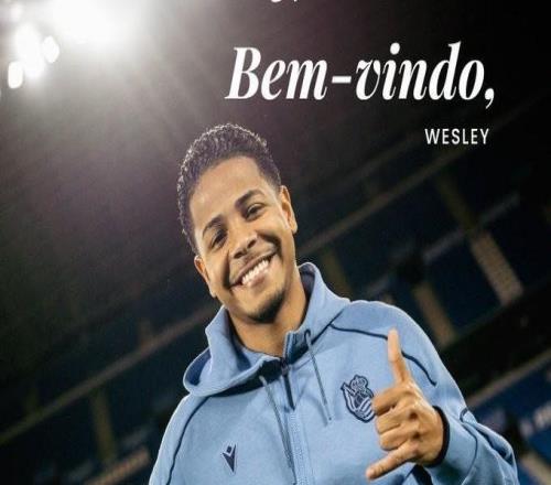 官方：皇家社會租借利雅得勝利邊鋒韋斯利，含買斷選擇權