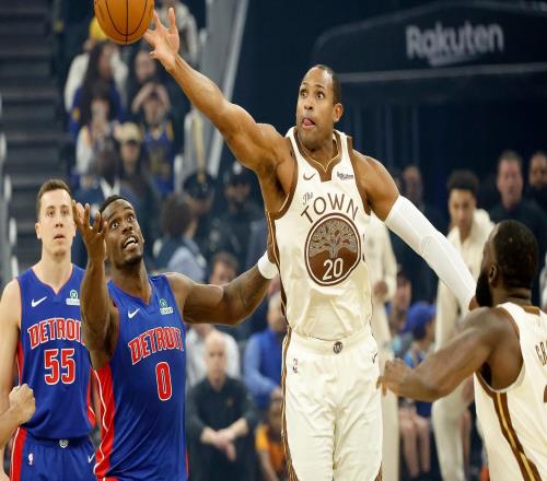 庫里23分傷退！勇士8人上雙險逆轉(zhuǎn)活塞坎寧安29+11追夢里程碑