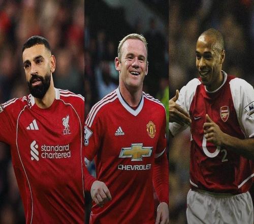 在單一球場英超參與152球，薩拉赫打破亨利、魯尼紀錄