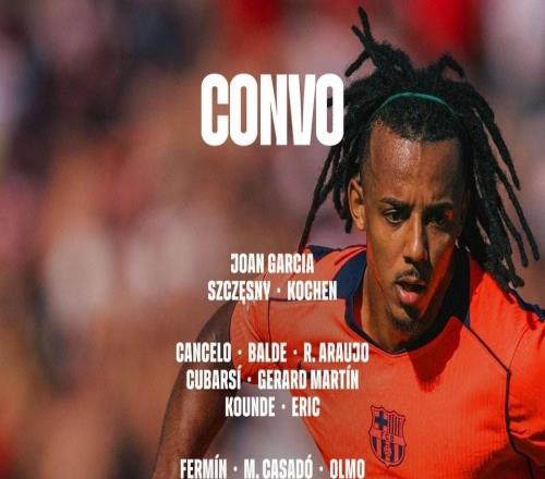 巴薩客戰埃爾切大名單：萊萬、亞馬爾、拉菲尼亞領銜