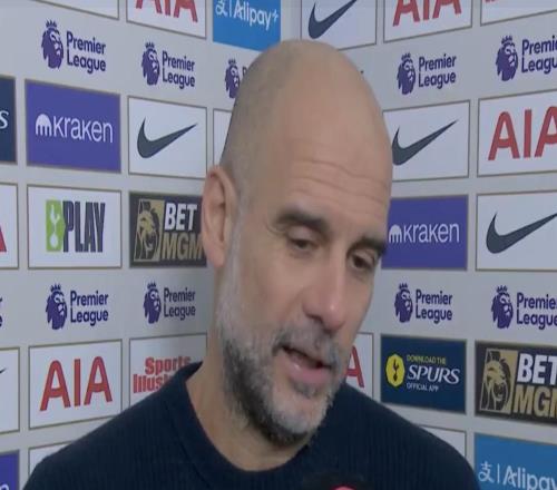 爭議判罰瓜帥：又一次，我還能說什么呢，我們必須做得更好