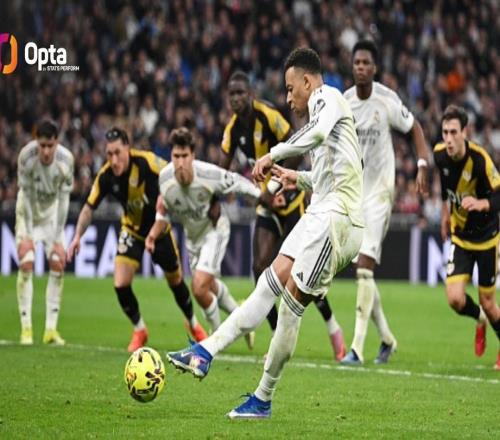 99分34秒點(diǎn)射，姆巴佩打入皇馬本世紀(jì)西甲最晚制勝球