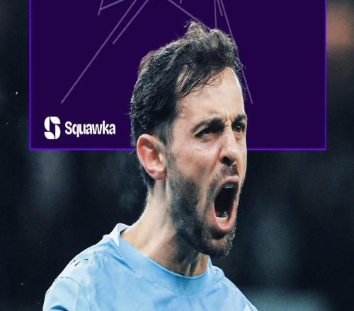 B席達成英超50次助攻,成為繼德布勞內后瓜帥麾下曼城第二人