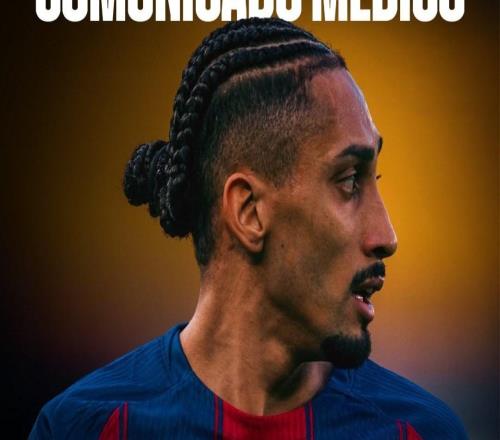 巴薩官方：拉菲尼亞右腿內(nèi)收肌負(fù)荷過(guò)重，將缺戰(zhàn)國(guó)王杯14決賽