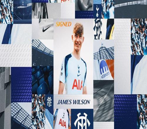 官方：熱刺租借簽下18歲前鋒詹姆斯威爾遜，含買斷權(quán)