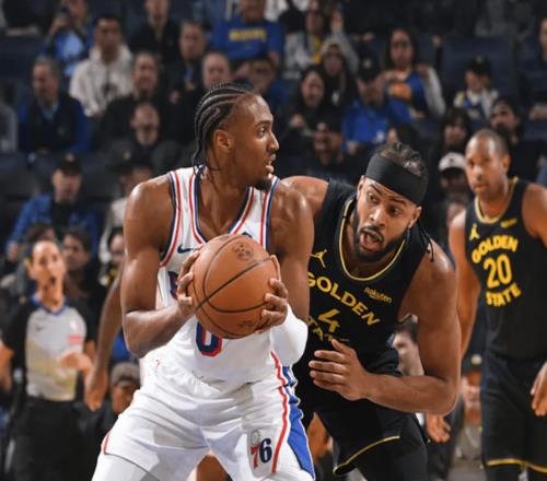 5連勝！勇士慘遭76人雙殺，庫里缺陣，馬克西聯盟第一，探花驚艷