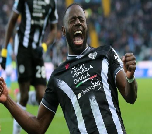 烏迪內斯前鋒凱南：我覺得我是意甲排名第三的前鋒