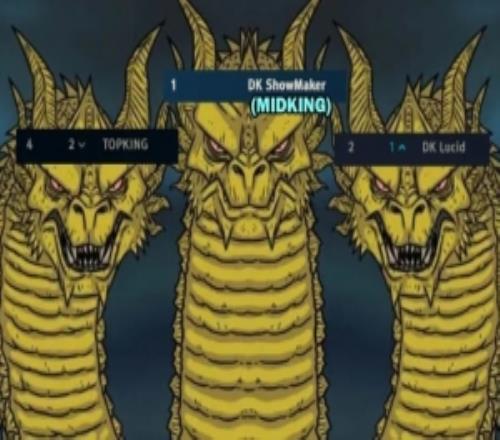 DK分享ShowMaker登頂韓服趣味梗圖：韓服單排榜首DK