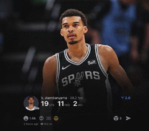 馬刺四殺雷霆,叫囂王朝為時尚早文班暴露三個致命問題,難走遠