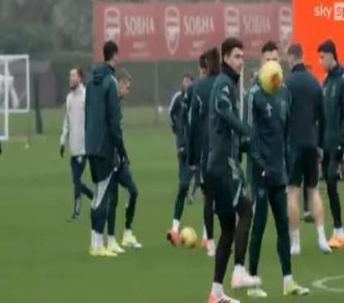 天空：薩卡、厄德高和廷貝爾缺席了阿森納今日訓(xùn)練