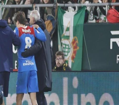 世體：巴里奧斯將缺陣一個月，預計3月8日對陣皇家社會復出