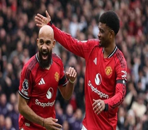 曼聯(lián)4年來首勝熱刺，姆貝烏莫閃耀老特拉福德