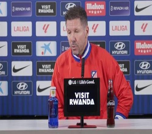 西蒙尼：我很滿意球隊(duì)中后場(chǎng)能進(jìn)球，因?yàn)橹豢壳颁h進(jìn)球不夠