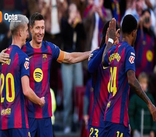 費蘭12球+萊萬10球，巴薩是本賽季五大聯(lián)賽兩人進球上雙第二隊