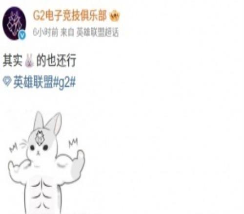 G2主打一個開團秒更！Bin曬照后連續玩梗：肌肉統治LEC哦我承認P圖了
