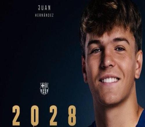 官方：巴薩和胡安埃爾南德斯續(xù)約至2028年，附帶延長(zhǎng)1年選項(xiàng)