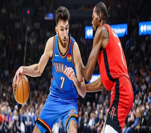 大爆冷！火箭復(fù)仇聯(lián)盟第1，杜蘭特創(chuàng)NBA第9神跡申京三雙伊森26分