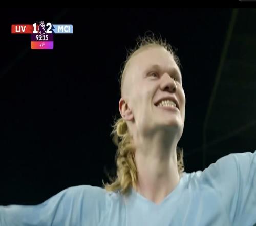 點球破門，哈蘭德英超生涯做客安菲爾德首次取得進球