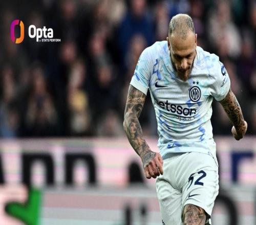 前24輪助攻13次，迪馬爾科是意甲0405賽季以來后衛第一人