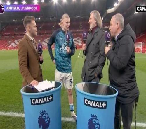 哈蘭德：罰點球前確實非常緊張，好在我成功控制住了情緒