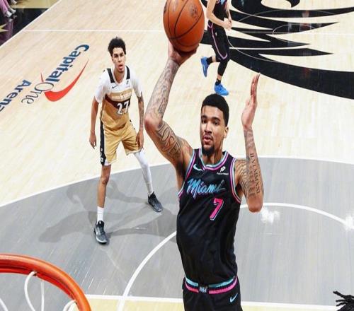 阿德巴約22+8+3+5，韋爾兩雙鮑威爾5記三分，熱火31分血洗奇才