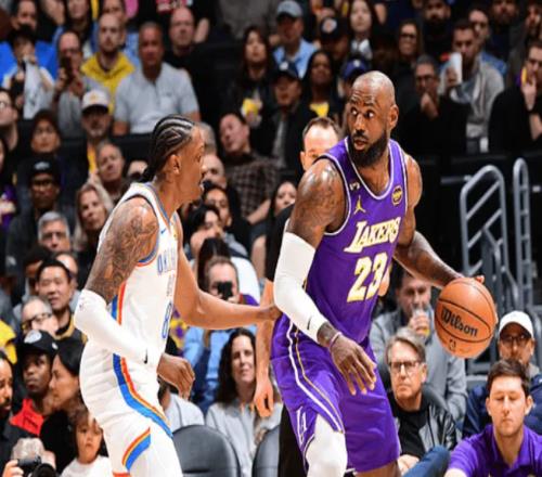 拒爆冷！雷霆雙殺湖人，詹姆斯一戰連創6大NBA神跡，裁判搶戲