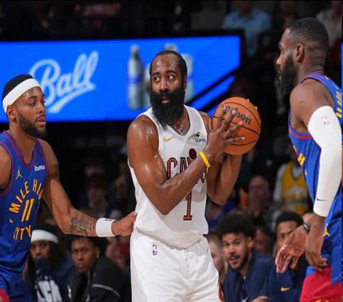 超硬！騎士逆轉(zhuǎn)掘金哈登后撤步三分扳平比分+米切爾兩罰準(zhǔn)絕殺