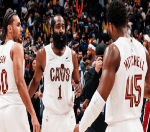 騎士4連勝，掀翻西部第三，哈登末節三分太關鍵，米切爾罰籃絕殺