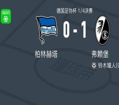 弗賴堡10柏林赫塔，鈴木唯人補時絕殺