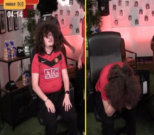 未能成功理發(fā)，曼聯(lián)球迷“蓄發(fā)哥”面對(duì)直播無(wú)奈抱頭