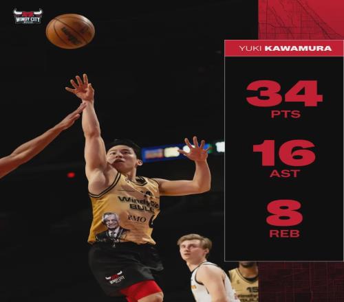 34+16+8！瘋了，河村勇輝殺瘋了......