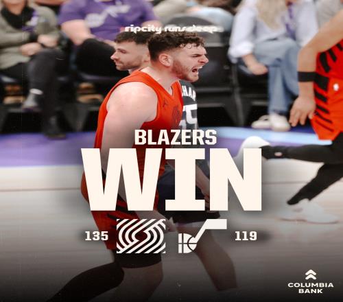 霍勒迪31分9板7助開拓者戰勝爵士,克林根23分18板楊瀚森2分