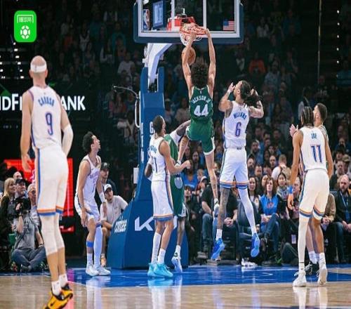 雄鹿11093大勝雷霆，迪昂19+11+6+4帽弒舊主，霍姆格倫16+13