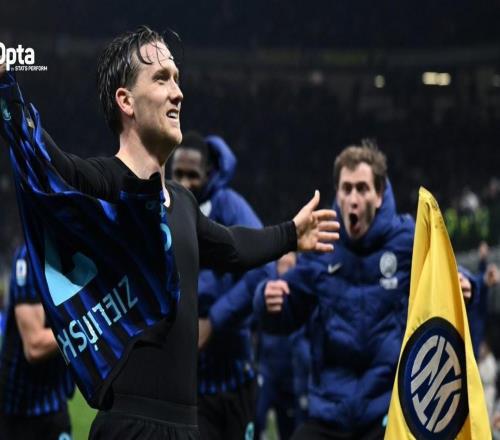 澤林斯基創造歷史，國米首次在意甲絕殺戰勝尤文