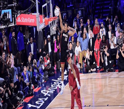 馬刺小將滿分扣籃后失手熱火約翰遜撿漏扣籃大賽冠軍