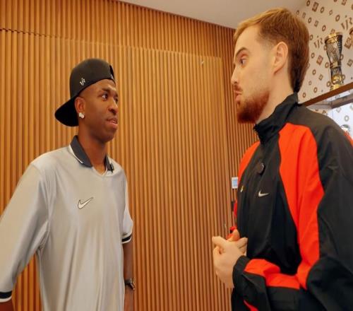 維尼修斯：本澤馬教會(huì)我很多此前經(jīng)常私聊姆巴佩讓他來皇馬