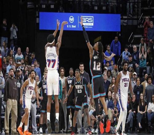 被打服了,76人隊埃奇科姆直言莫蘭特是他遇到的最難防守的球員