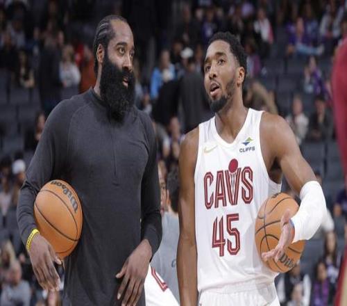 米切爾再夸哈登，稱兩人并未合練！騎士新3巨頭即將合體沖擊冠軍