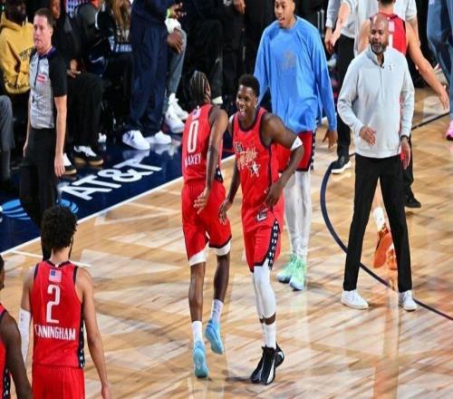 拒絕“劃水”,精彩場面頻現(xiàn)!美國隊打世界隊“拯救”NBA全明星賽